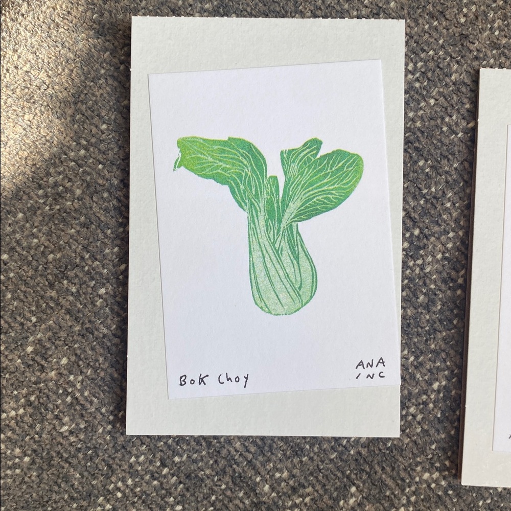 ANASTASIA INCIARDI Mini Print Bundle - Bok Choy & Boursin NWT - Picture 2 of 4